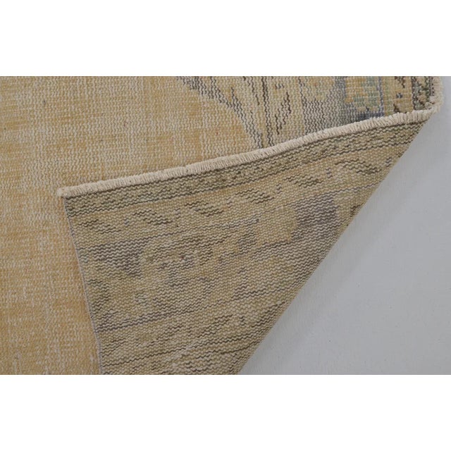 Antique Turkish Hallway Runner in Soft Earth Tones For Sale - Image 9 of 10