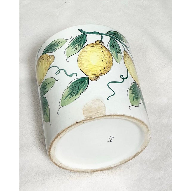 Vintage 4 Piece Lemon Container Canister Set, Italy For Sale - Image 11 of 12