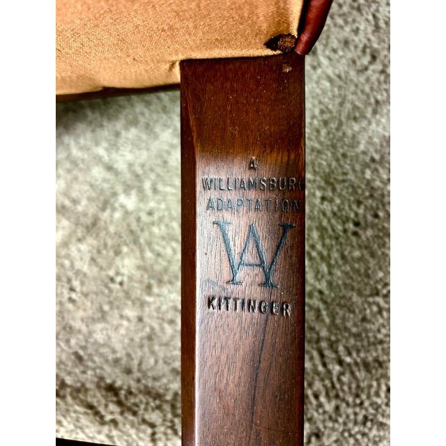 Wood Kittinger Williamsburg Wa 1119 Chippendale Armchair For Sale - Image 7 of 9