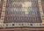 19th Century Caucasian Shirvan Rug, Handwoven Wool, Allover Paisley Design, Blue & Ivory, 3' x 4' For Sale - Image 9 of 14