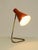Large Mid-Century Modern Brass Table Lamp with Brick-Red Shade, 1950s For Sale - Image 14 of 18