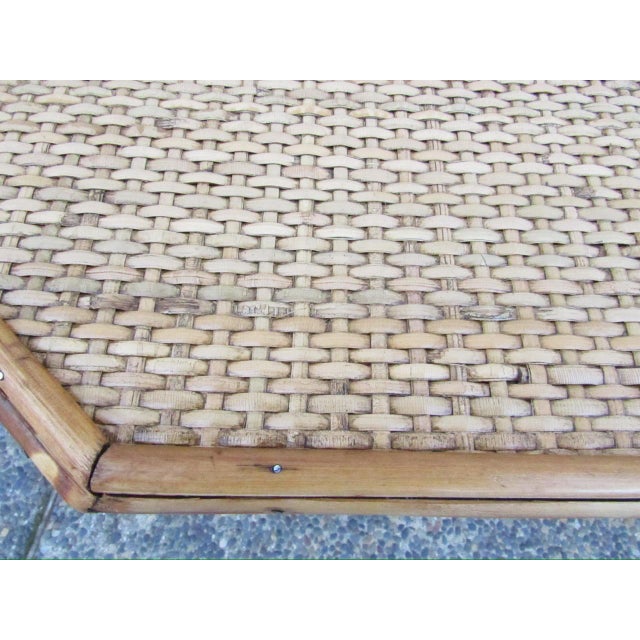 Antique English Tiger Bamboo Table For Sale - Image 16 of 17