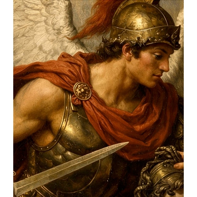 Atelier Aria Lumae Perseus and Andromeda Original Contemporary Fine Art Hahnemuhle Gallery Board Print Prestige Focal Panel 32 X 48 For Sale - Image 13 of 18