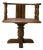 Oak Swivel Armchair, 1910s For Sale
