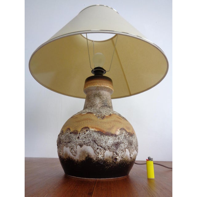 Lava Ceramic Floor Lamp, Germany, 1970s For Sale - Image 6 of 14