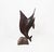 1970s Hand-Carved Hardwood Sailfish / Marlin Sculpture on Base For Sale - Image 10 of 11