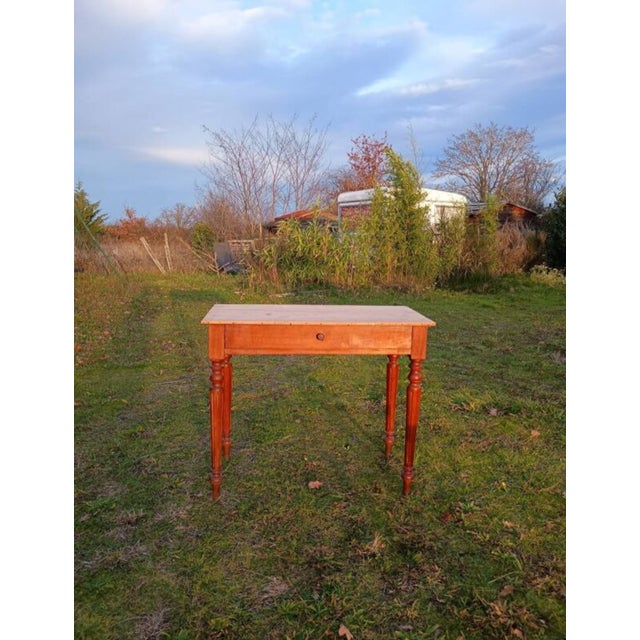 Brown Desk in Wood, 1930s For Sale - Image 8 of 12