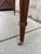 1980s Vintage Ethan Allen Console on Casters With Bamboo Shaped Legs For Sale - Image 5 of 8