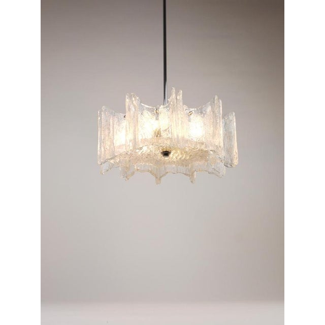 Vienna Ice Glass Star Chandelier by J. T. Kalmar for Kalmar, Austria, 1960s For Sale - Image 12 of 18