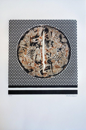 Carlos Marcano, Rupestre Venezuela, Etching