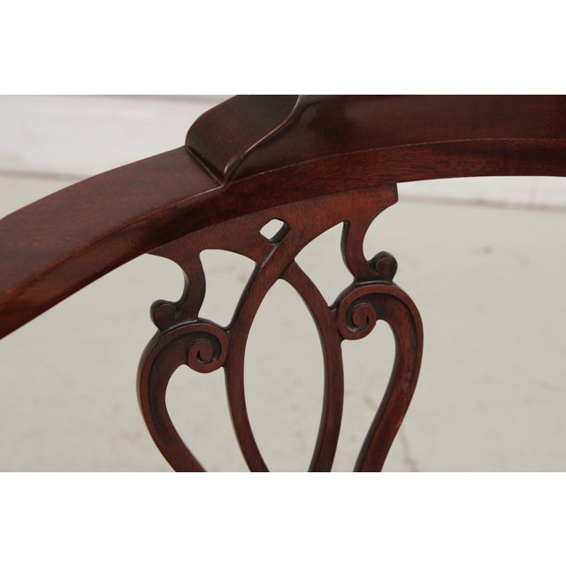 Southwood Ball & Claw Mahogany Corner Chair For Sale - Image 15 of 17