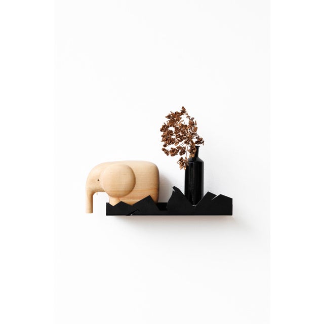 NVMD Mountains Floating Shelf in Black Steel from EMKO, Set of 2 For Sale - Image 14 of 14
