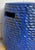 Modern Made Goods Modern Royal Blue Ceramic Rope Adrian Garden Stool For Sale - Image 3 of 4