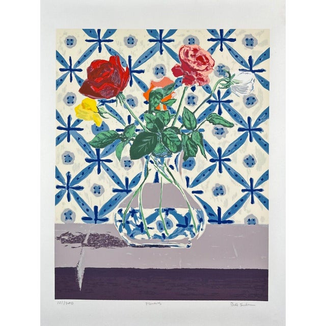 1970s Bill Sullivan Flowers Print For Sale