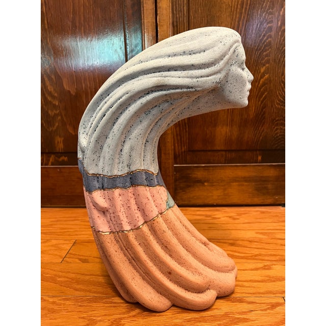 Vintage Sculpture of a Woman, Marked ‘88 For Sale - Image 9 of 11