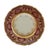 Vintage 30s Heinrich and Co. Selb H & C Bavaria German Porcelain Red and Gold Encrusted Tea Cup and Saucer With Desert Plate - Service for 3 For Sale - Image 9 of 12
