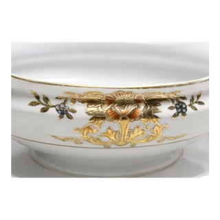 Noritake 42200 Gravy Boat W/Attached Under Plate, Pristine Condition 1940s For Sale