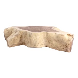 Nature Free Form Block Coffee Table For Sale