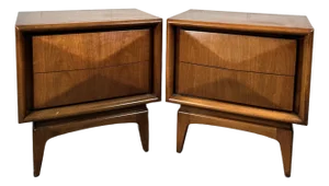 Mid 20th Century Nightstands - a Pair