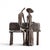 Ruth Bloch Signed Couple On Bench Bronze Israeli Sculpture This sculpture measures: 10.75 wide x 7 deep x 12.75 inches...