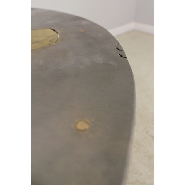 Paul Evans Inspired Modern Designed Brutalist Pub Table For Sale - Image 9 of 13