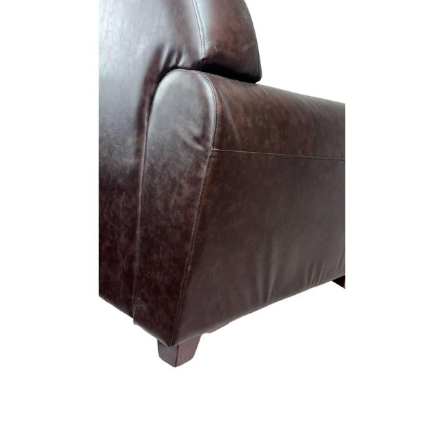 Brown Pasargad French Club Chair For Sale - Image 8 of 12