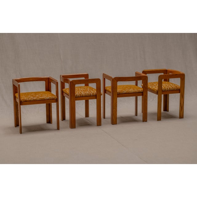 Samara Dining Chairs by Derk Jan De Vries for Maisa Di Seveso, Milano, 1970s, Set of 4 For Sale - Image 15 of 15