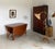 Wood Sculptural Split Reed Cane Rattan Floor Lamp Woven Rope Shade Spherical Metal Feet For Sale - Image 7 of 17