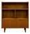 MCM Bookshelf Storage Cabinet Combo Vintage Mid-Century Modern Wood Bookshelf For Sale
