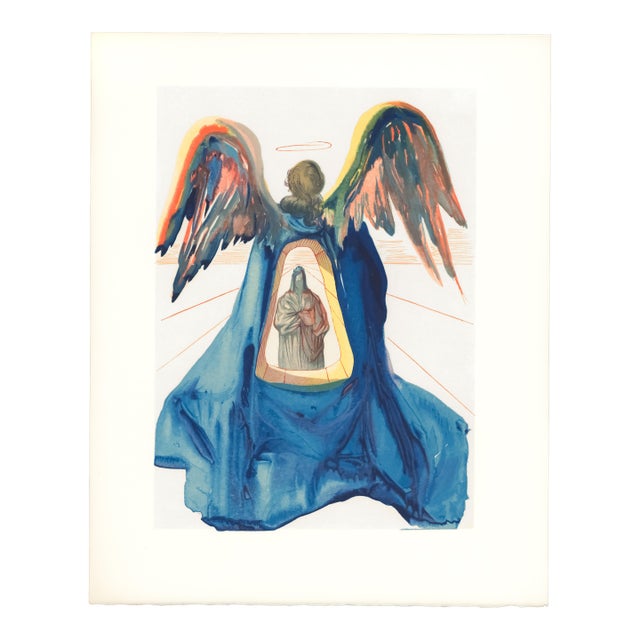 Original engraving from Salvador Dalí’s "The Divine Comedy" published by Editions d’Art Les Heures Claires, Paris, in...