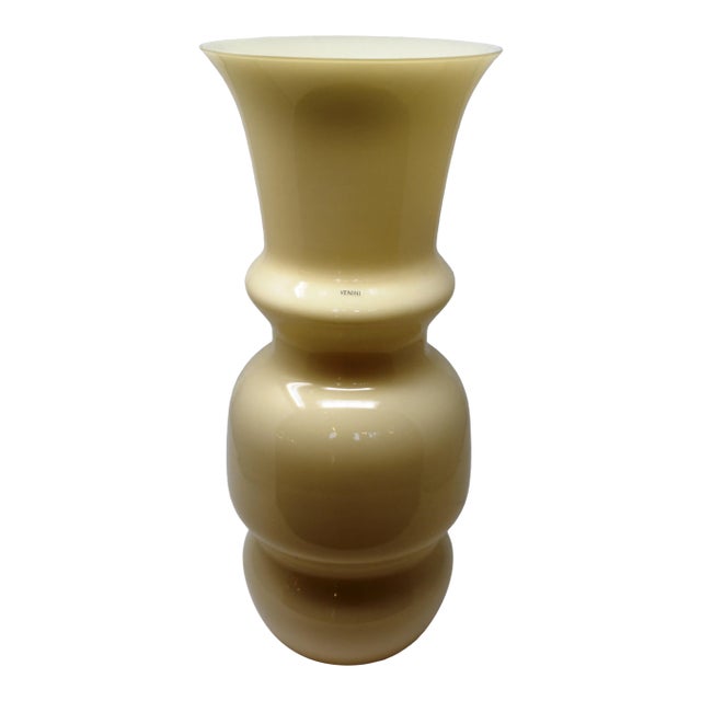 Contemporary "Dogon" Murano Vase by Venini For Sale