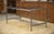 Desk in Brushed Stainless Steel and Black Smoked Glass, 1980s For Sale - Image 6 of 12