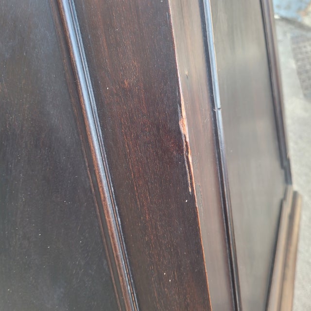 Wood Large Renaissance Style Fireplace in Walnut, 1800s For Sale - Image 7 of 18