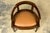 Traditional Late 19th Century French Empire Style Mahogany Barrel Back Desk Chair For Sale - Image 3 of 18