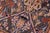 Shabby Chic Pak-Persian Blue/Red Wool Rug - 2'6'' X 4'2'' For Sale - Image 4 of 9