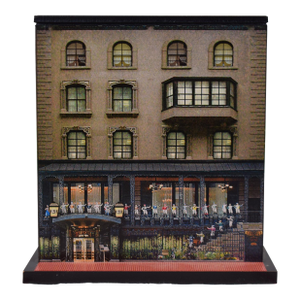 The "21" Club East 52nd Street BLDG Desktop Wood Box Model