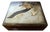 Antique Meiji Period Japanese Maki-E Lacquer Box With Raised Golden Pheasant & Inlaid Butterfly For Sale