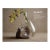 Large Crystal Vase With Natural Stone – Collector's Architectural Statement Piece For Sale