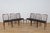 Set of six dining chairs produced by McIntosh in the United Kingdom circa 1960. The foams have been replaced and covered...