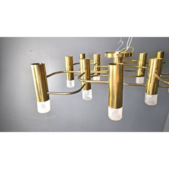 Mid-Century 13-Light Chandelier by Gaetano Sciolari, 1970 For Sale - Image 9 of 16