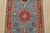 2020s Kazak Runner 2’8” X 9’8” Blue Wool Tribal Hand-Knotted Oriental Rug For Sale - Image 5 of 14