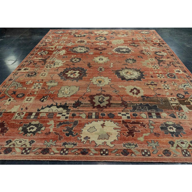 Turkish Oushak Old Wool Rug 9'1" x 13'10" #30135 Explore a curated collection of hallway runners, wool rugs, and handmade...
