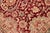 Shabby Chic Shabby Chic 1990's Pak-Persian Red/Green Wool Rug - 6'2'' X 8'11'' For Sale - Image 3 of 9