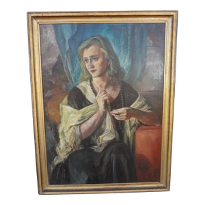 Nordic Figure c.1939 by Ejnar Hansen, Oil on Canvas