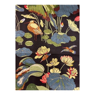 Gp & J Baker Nympheus Linen Fabric 2 3/8 Yards For Sale