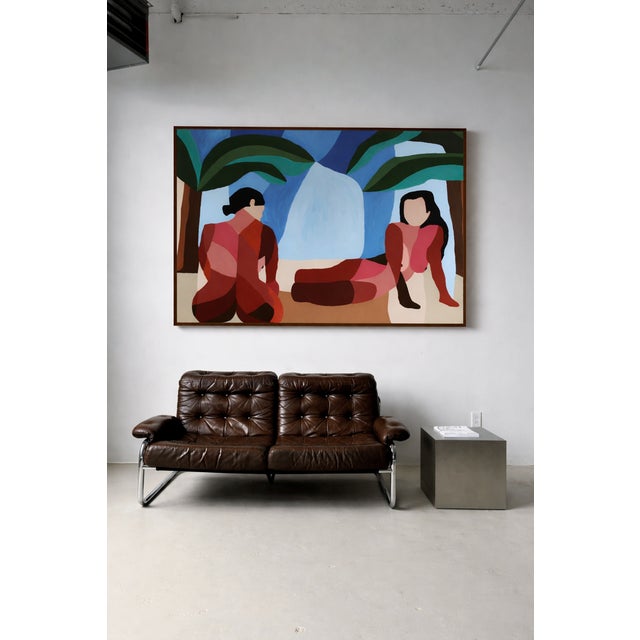 Bodasca, Nude Women in the Shade, 2026, Acrylic on Canvas For Sale - Image 9 of 10
