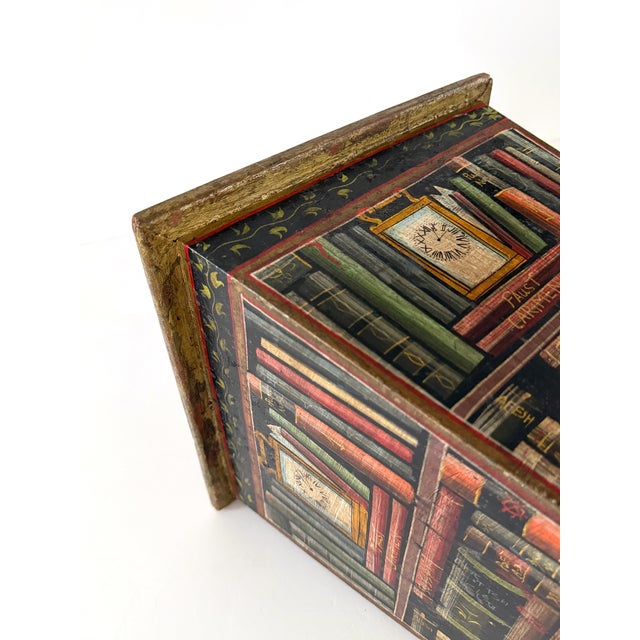 1950s Fornasetti Style Trompe l'Oeil Waste Basket / Planter For Sale - Image 13 of 16