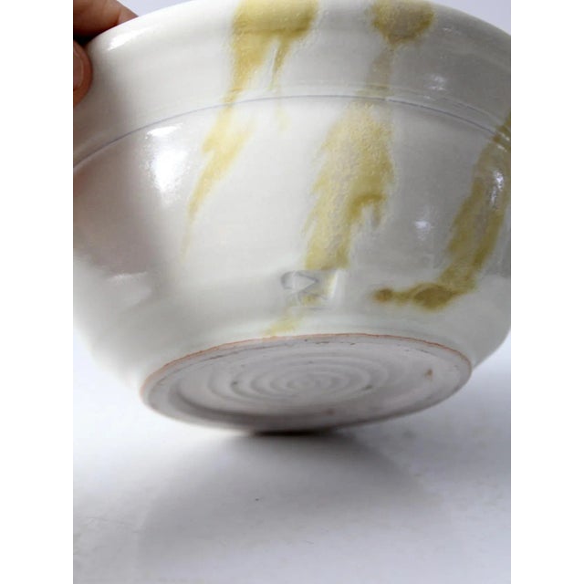 Vintage Studio Pottery Bowl For Sale - Image 10 of 12