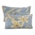 Mid-Century Modern Pair of Soft Blue Aviary Lumbar Pillows For Sale - Image 3 of 7