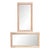 19th Century French Louis XVI Painted and Giltwood Wall Mirror For Sale